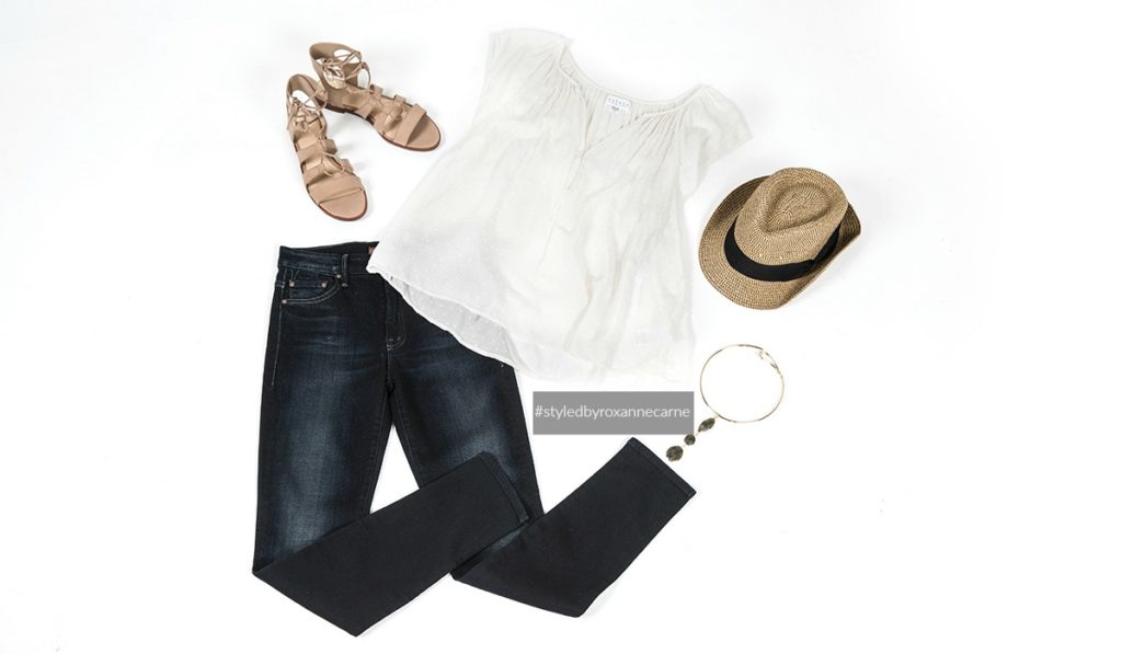 Classic Jeans and Shirt Look - Styled by Roxanne Carne | Personal Stylist for REVEAL Magazine