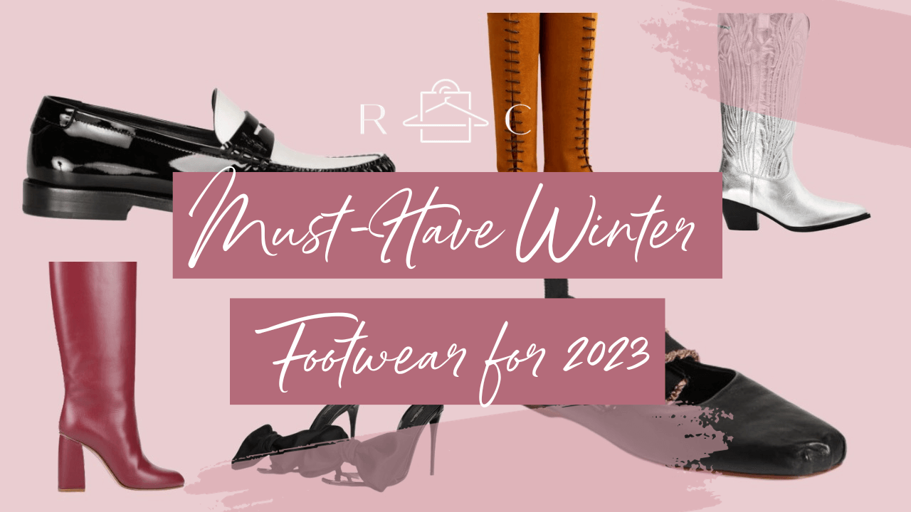 Blog header graphic ith the title, "Must-Have Winter Footwear for 2023."