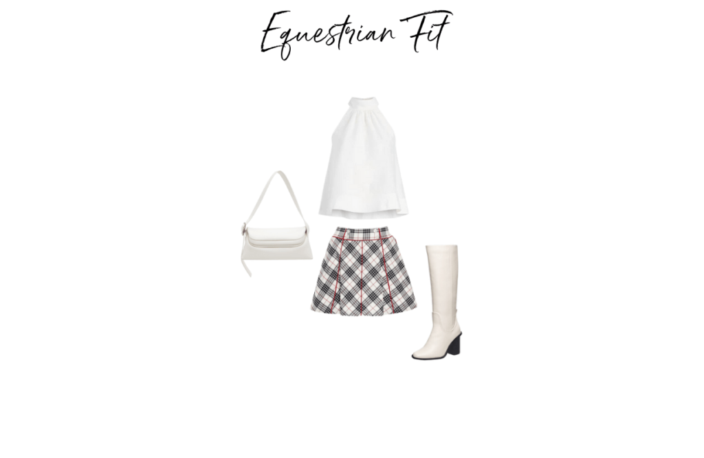 Equestrian events exude elegance and sophistication, and your outfit should reflect that. This ensemble features a classic, refined look perfect for the occasion.